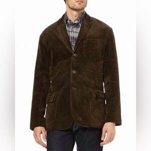 Polo by Ralph Lauren Chocolate Corduroy Jacket quality classic
